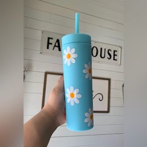 NEW Skinny Tumbler, Daisy Tumbler
